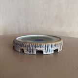 Green and Blue Studio Ceramic Cheese Plate