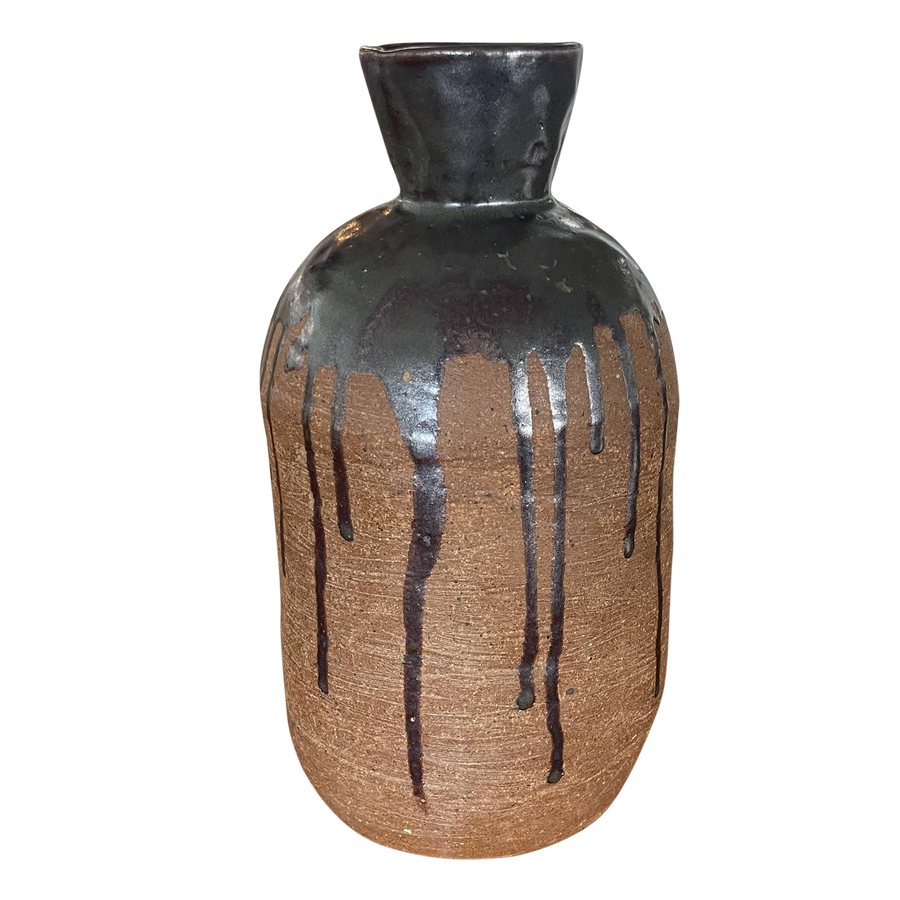 Drip Glaze Ceramic Vessel