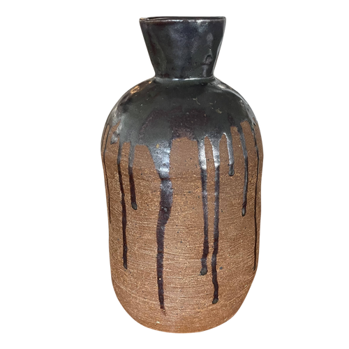 Drip Glaze Ceramic Vessel