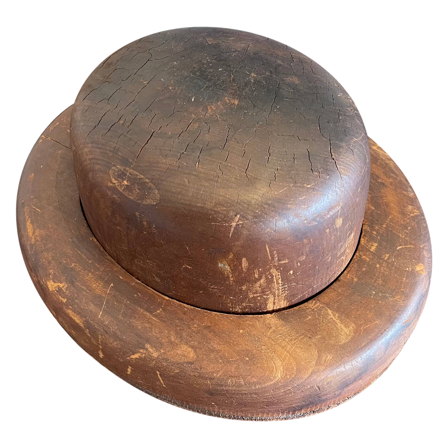 Sculptural Wood Hat Mold