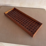 Walnut Perforated Serving Tray