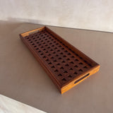 Walnut Perforated Serving Tray