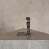 Single Rounded Chrome Bookend