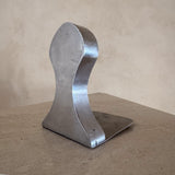 Single Rounded Chrome Bookend