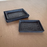 Set of 3 Etched Iron Catch Alls