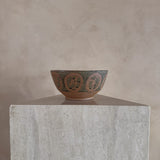 Leaf Medallion Studio Pottery Bowl