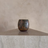 Small Mottled Earth Studio Ceramic Vase