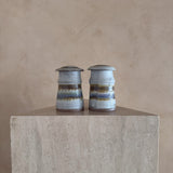 Periwinkle Drip Studio Ceramic Canister