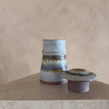 Periwinkle Drip Studio Ceramic Canister