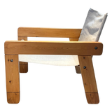 Wood Frame Canvas Chair