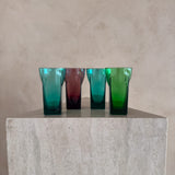 Set of 4 Jewel Toned Glasses