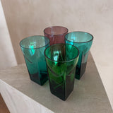 Set of 4 Jewel Toned Glasses