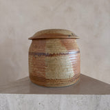 Abstract Lidded Studio Pottery Vessel