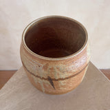 Abstract Lidded Studio Pottery Vessel
