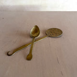 Hand Wrought Brass Spoon and Skimmer