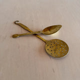 Hand Wrought Brass Spoon and Skimmer