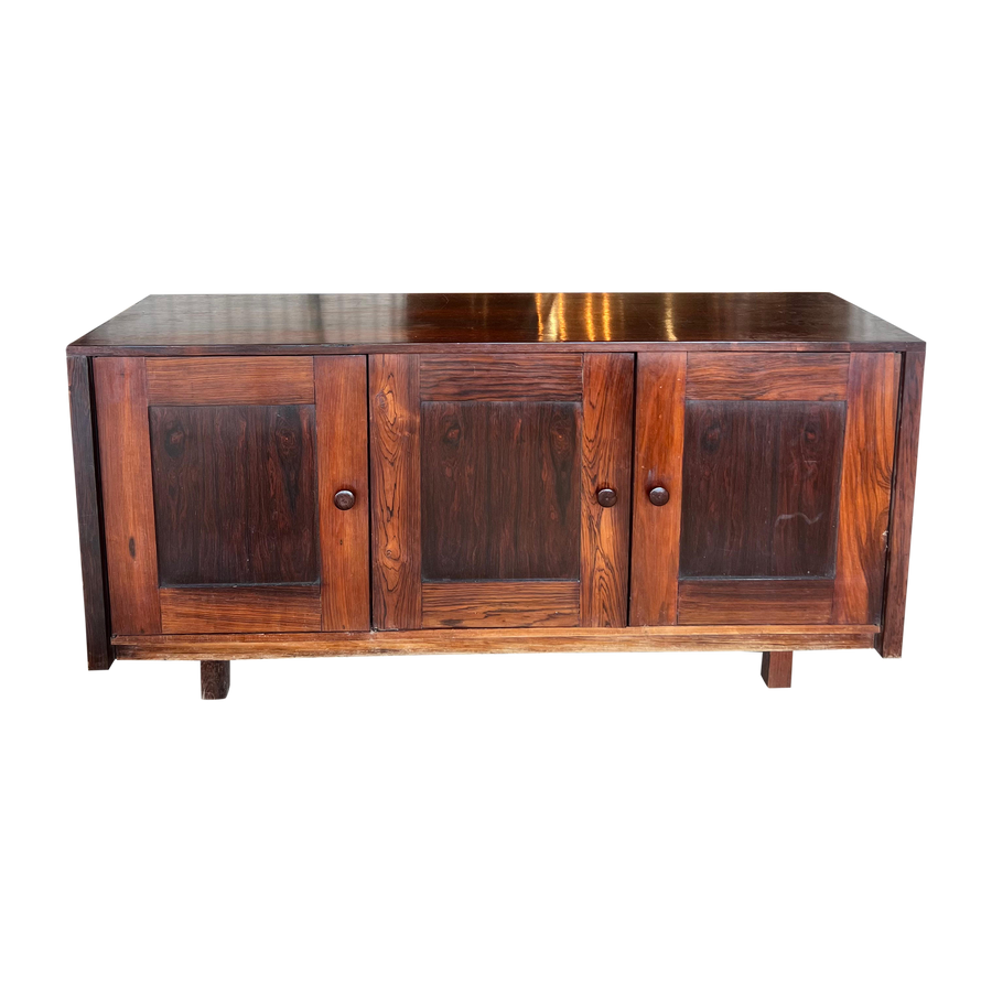 70s Rosewood Scandinavian Credenza