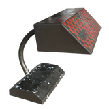 Red Checkered Desk Lamp