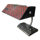 Red Checkered Desk Lamp