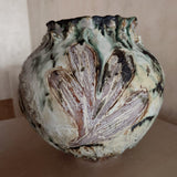 Painted Series Moon Vessel by April Johnston