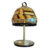 Italian Glass Shade Table Lamp