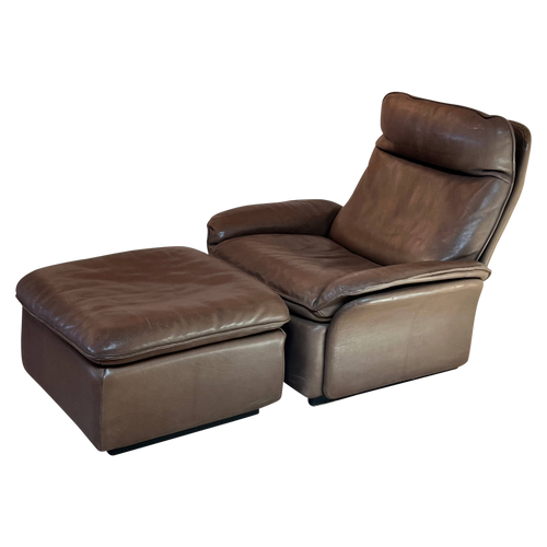 DS 50 Reclining Chair and Ottoman by De Sede
