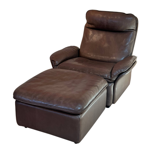 DS 50 Reclining Chair and Ottoman by De Sede