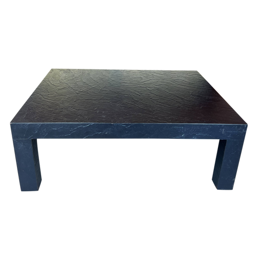 Low Ebonized Wood Table