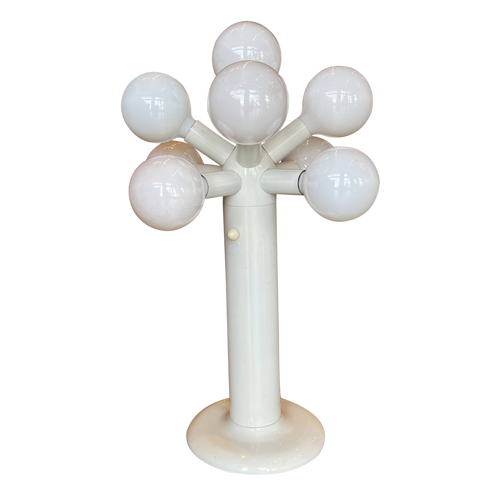 WaTsky Lampe de Table en Verre Teinté de Série Végétale Créativité Vintage  Fleur Vitrail Style Table Lampe Portable Lampe de Chevet LED Lampe de Table