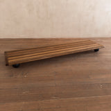 Set of Mario Bellini 'Pianura' Low Walnut Coffee Tables