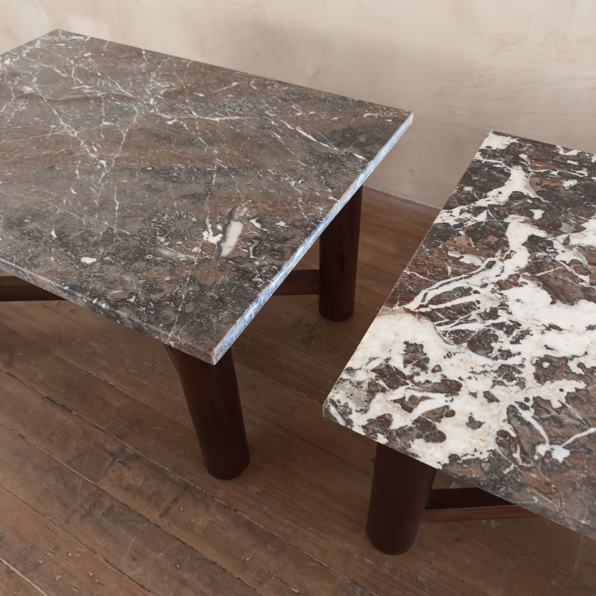 Marble Top End Table