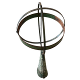 Patinated Bronze Zodiac Sundial