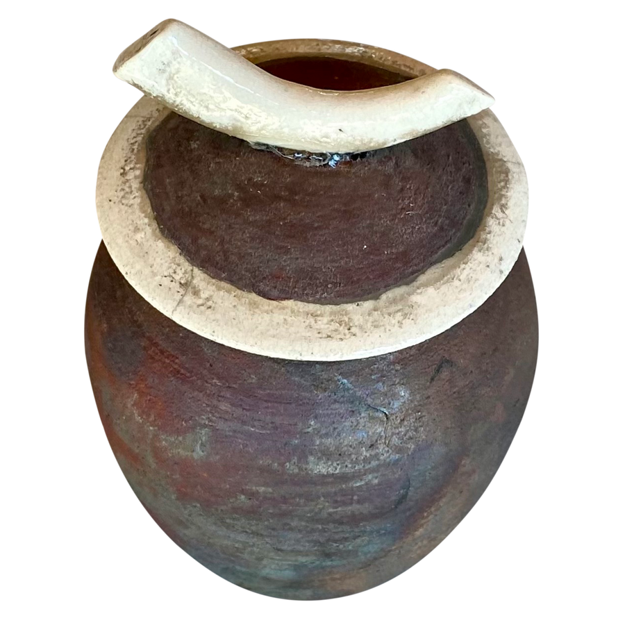 Lidded Ceramic Vessel