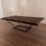 French Hexagonal Tile Coffee Table, 1960s