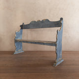 Rustic Antique Cornflower Blue Bench