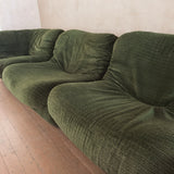 5 Piece Modular Spanish Olive Lounge Set
