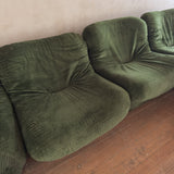 5 Piece Modular Spanish Olive Lounge Set
