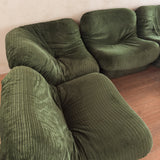 5 Piece Modular Spanish Olive Lounge Set