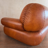 Pair of Cognac 'Sapporo' Lounge Chairs by Mobil Girgi