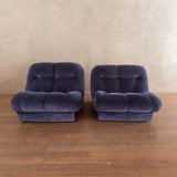 Pair of 'Nuvolone' Lounge Chairs by Rino Maturi for Mimo Leone & Co. 1970s