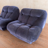 Pair of 'Nuvolone' Lounge Chairs by Rino Maturi for Mimo Leone & Co. 1970s