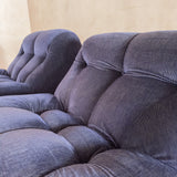 Pair of 'Nuvolone' Lounge Chairs by Rino Maturi for Mimo Leone & Co. 1970s