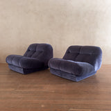 Pair of 'Nuvolone' Lounge Chairs by Rino Maturi for Mimo Leone & Co. 1970s