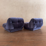 Pair of 'Nuvolone' Lounge Chairs by Rino Maturi for Mimo Leone & Co. 1970s