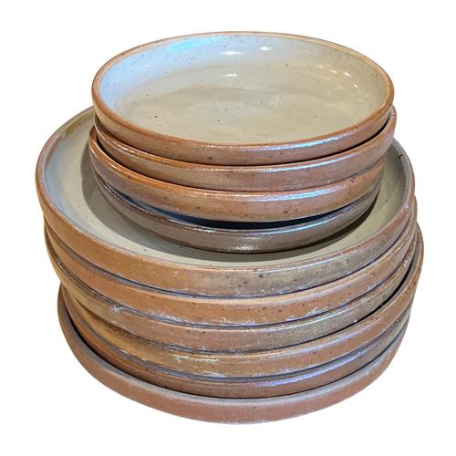 Set of French Ceramic Plates