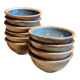 Blue Glazed French Ceramic Bowl