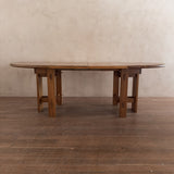 Maison Regain Solid Elm Round Dining Table