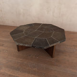 Octagonal Tile Top Coffee Table