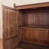 Hand Carved Oak Armoire by Charles Dudouyt, 1940s