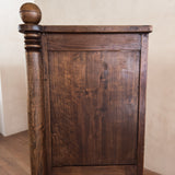 Hand Carved Oak Armoire by Charles Dudouyt, 1940s
